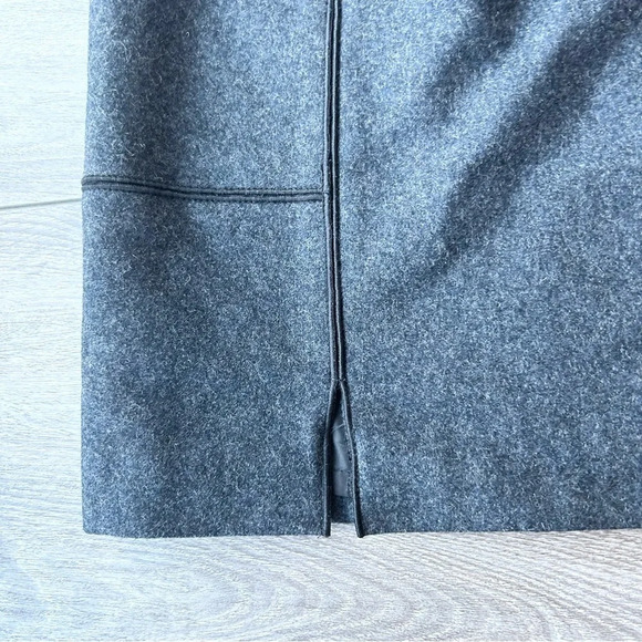 Harve Benard Wool Blend  A Line Midi Skirt - Picture 5 of 11